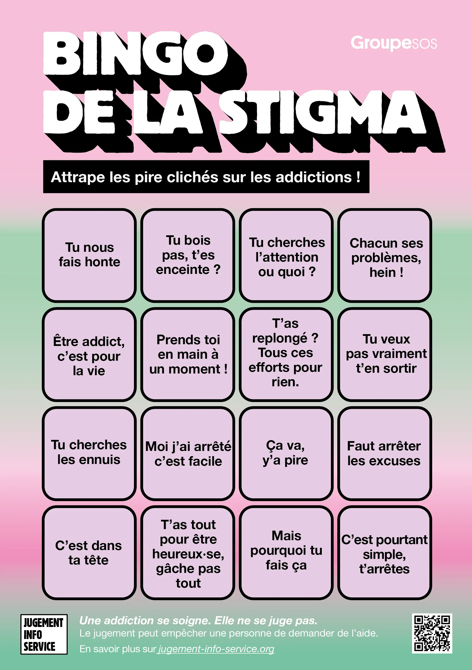 Bingo recto : phrases à éviter